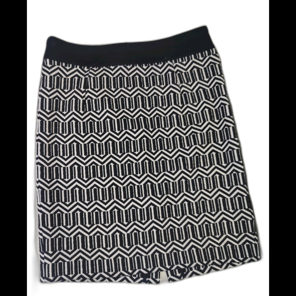 Mini Skirt Black And White Banana Republic 2P Size